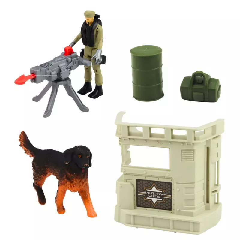 LEAN TOYS conjunto militar: helicóptero do exército, tanque, hovercraft, base de soldados
