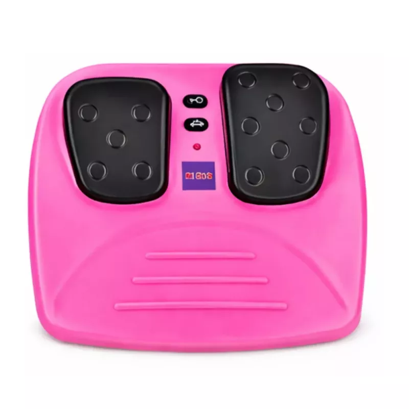 LEAN TOYS volante interativo com suporte e pedais, luzes, sons, rosa