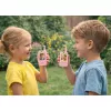 LEAN TOYS walkie talkies para crianças vídeo talk gravação câmara rosa