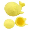 LEAN TOYS brinquedos de banho educativos figuras sensoriais de borracha pastel 4 unid.