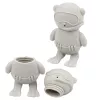 LEAN TOYS brinquedos de banho educativos figuras sensoriais de borracha pastel 4 unid.