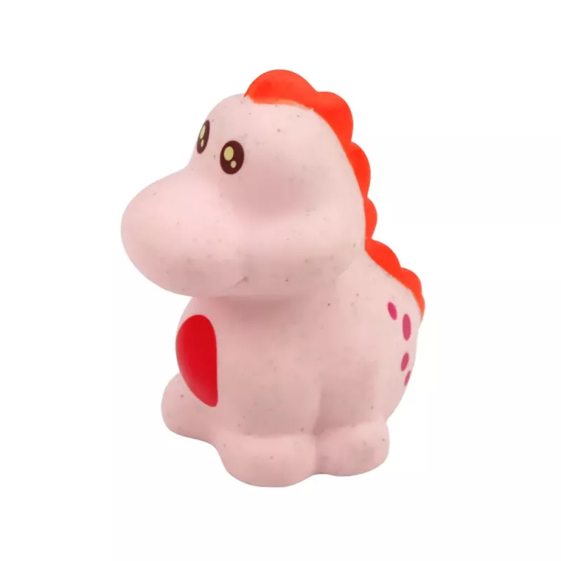LEAN TOYS conjunto de dinossauros de borracha educativos para o banho, jogos pastel, 6 peças
