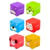 LEAN TOYS conjunto de blocos de borracha macia educativos animais coloridos 6 peças