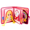 LEAN TOYS livro educativo sensorial de feltro 3D princesa rosa