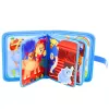 LEAN TOYS livro educativo sensorial de feltro 3D arca de Noé animais