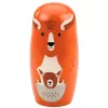 LEAN TOYS Conjunto de Bonecas Matrioska de Madeira Puzzle Animais da Floresta 6 unid.