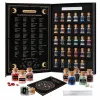 LEAN TOYS Conjunto de Cristais de Minerais e Pedras Preciosas em Frascos Livro 30 unid.