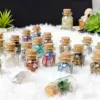 LEAN TOYS Conjunto de Cristais de Minerais e Pedras Preciosas em Frascos Livro 30 unid.