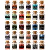 LEAN TOYS Conjunto de Cristais de Minerais e Pedras Preciosas em Frascos Livro 30 unid.