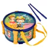LEAN TOYS Conjunto de Instrumentos Musicais para Crianças: Tambor, Trompete, Maracas, Baquetas