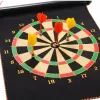 LEAN TOYS Jogo de Dardos Magnético de Dupla Face Dardos Tubo Jogo de Arcada