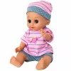 LEAN TOYS Boneca Bebé Faz Chichi, Balbucia, Chora, Fala 12 Sons, Acessórios, Cadeira