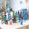 LEAN TOYS Conjunto de Blocos Magnéticos Pista de Bolas Roda de Moinho 118 unid.