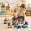 LEAN TOYS Blocos Sensoriais Macios de Silicone Coloridos 80 unid.
