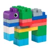 LEAN TOYS Blocos Sensoriais Macios em Saco para Crianças, Coloridos, 30 unid.