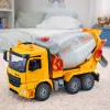 LEAN TOYS Camião de Construção Betoneira Tambor Rotativo Luzes Sons