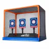 LEAN TOYS Alvo de Tiro Eletrónico com Contador LCD Digital e Alvos Móveis