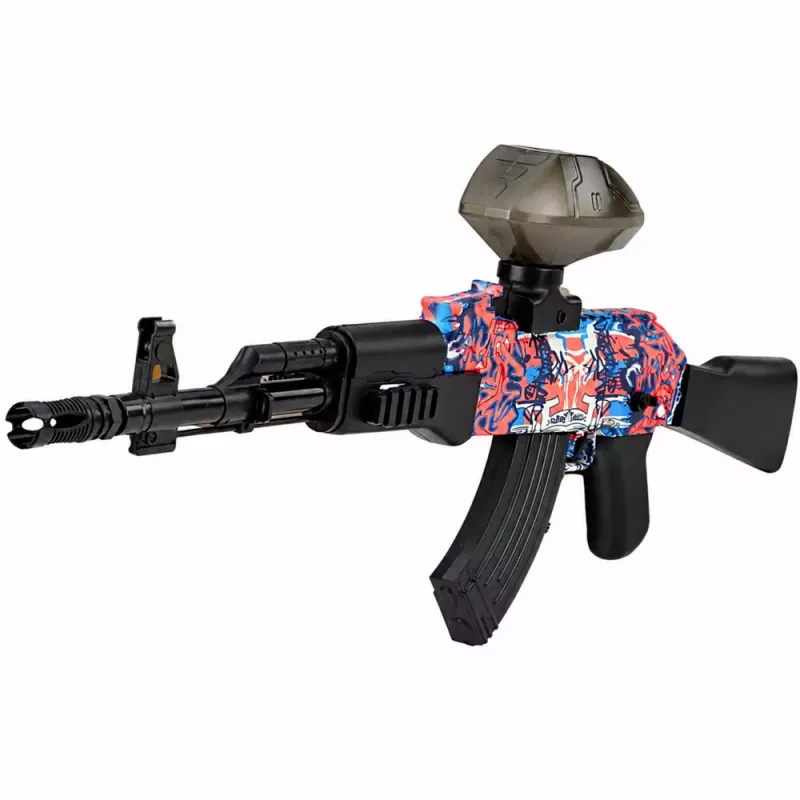 LEAN TOYS Espingarda AK47 de Bolas de Água Automática Elétrica 70 cm