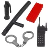 LEAN TOYS Conjunto de Polícia Colete Espingarda Máscara Walkie-Talkie Acessórios