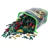 LEAN TOYS Base Militar Figuras Soldados Veículos Grande Conjunto Militar 300 Peças