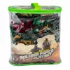 LEAN TOYS Base Militar Figuras Soldados Veículos Grande Conjunto Militar 300 Peças