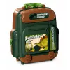 LEAN TOYS Conjunto Dinossauros em Mochila, Mala, Figuras, Cartas Educativas, Acessórios, 30 Peças