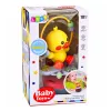 LEAN TOYS Pato Wanka Stand Up Educativo Interativo Sons Maraca Amarelo