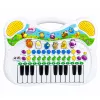 LEAN TOYS Piano Educativo Interativo para Crianças com Sons de Animais e Melodias