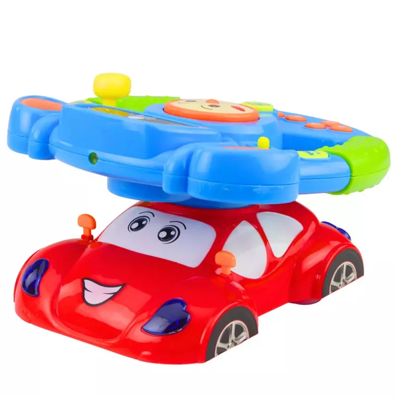 LEAN TOYS Volante Musical Interativo Educativo com Projetor