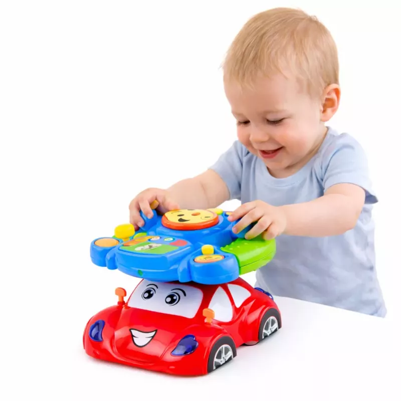 LEAN TOYS Volante Musical Interativo Educativo com Projetor
