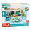 LEAN TOYS Conjunto Pequeno Chef - Panelas de Cozinha, Louça, Chaleira, Turquesa, 33 Peças