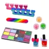 LEAN TOYS Conjunto de Beleza de Maquilhagem de Unhas com Bolsa Ajustável, Acessórios, 20 Peças
