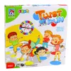 LEAN TOYS Tapete Divertido Family Twist Roda Aleatória Jogo de Arcada