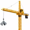 LEAN TOYS Grua de Construção com Comando RC Com Fio Rotação 360° 71 cm