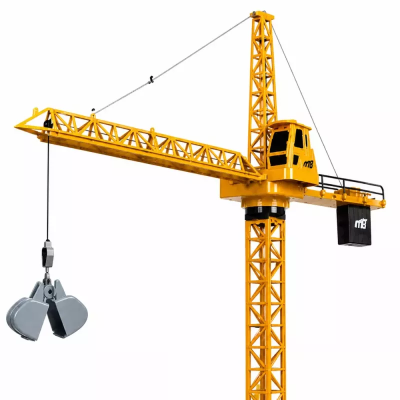LEAN TOYS Grua de Construção com Comando RC Com Fio Rotação 360° 71 cm