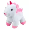 LEAN TOYS Peluche Unicórnio em Saco, Branco, 25 cm
