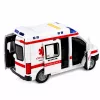 LEAN TOYS Ambulância Maca com Rodas Luzes Sons Branco 1:10