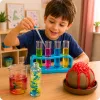 LEAN TOYS Pequeno Químico 14 em 1 Kit Educativo de Experiências Vulcão