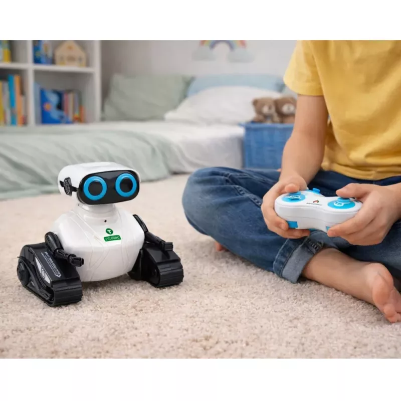 LEAN TOYS Robô Inteligente Telecomandado sobre Lagartas RC Dança e Move-se