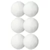 LEAN Bolas de Secador de Roupa de Lã Natural Hipoalergénicas Branco 7cm 6unid.