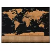 LEAN Poster Raspar Mapa do Mundo para Viajantes 82 x 59 cm
