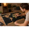 LEAN Poster Raspar Mapa do Mundo para Viajantes 82 x 59 cm
