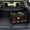 LEAN Organizador de Bagageira Grande Dobrável Preto 50L