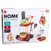 LEAN TOYS Conjunto de Limpeza para Crianças com Carrinho, Esfregona, Balde, Aspirador, 26 peças
