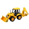 LEAN TOYS Máquinas de Construção Escavadora Carregadora Bulldozer com Rodas, Luzes, Sons - Amarelo