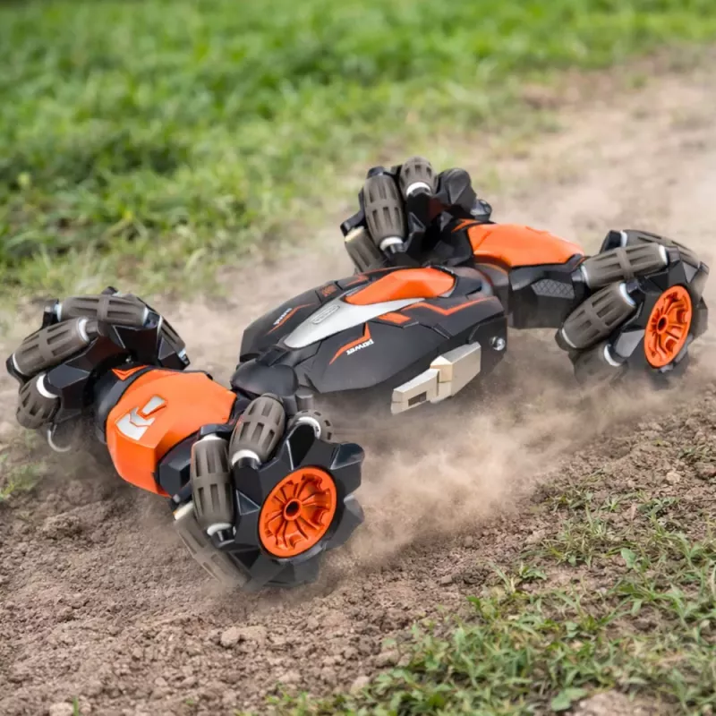 LEAN TOYS Carro RC Telecomandado Drift Acrobacias Twist Laranja 1:16
