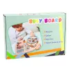 LEAN TOYS Tábua de Motricidade de Madeira Sensorial Volante Interruptores Alavancas