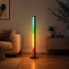 LEAN Candeeiro de Pé de Canto LED RGB com Modo de Música, Comando, App, 90cm