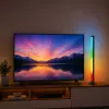 LEAN Candeeiro de Pé de Canto LED RGB com Modo de Música, Comando, App, 90cm