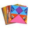 LEAN Conjunto de Origami com Papel Colorido e Livro de Instruções, 100 Folhas